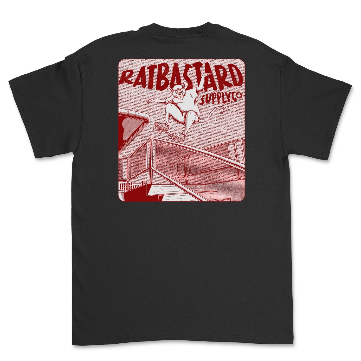 Shredding Rat Graphic Tee Shirt