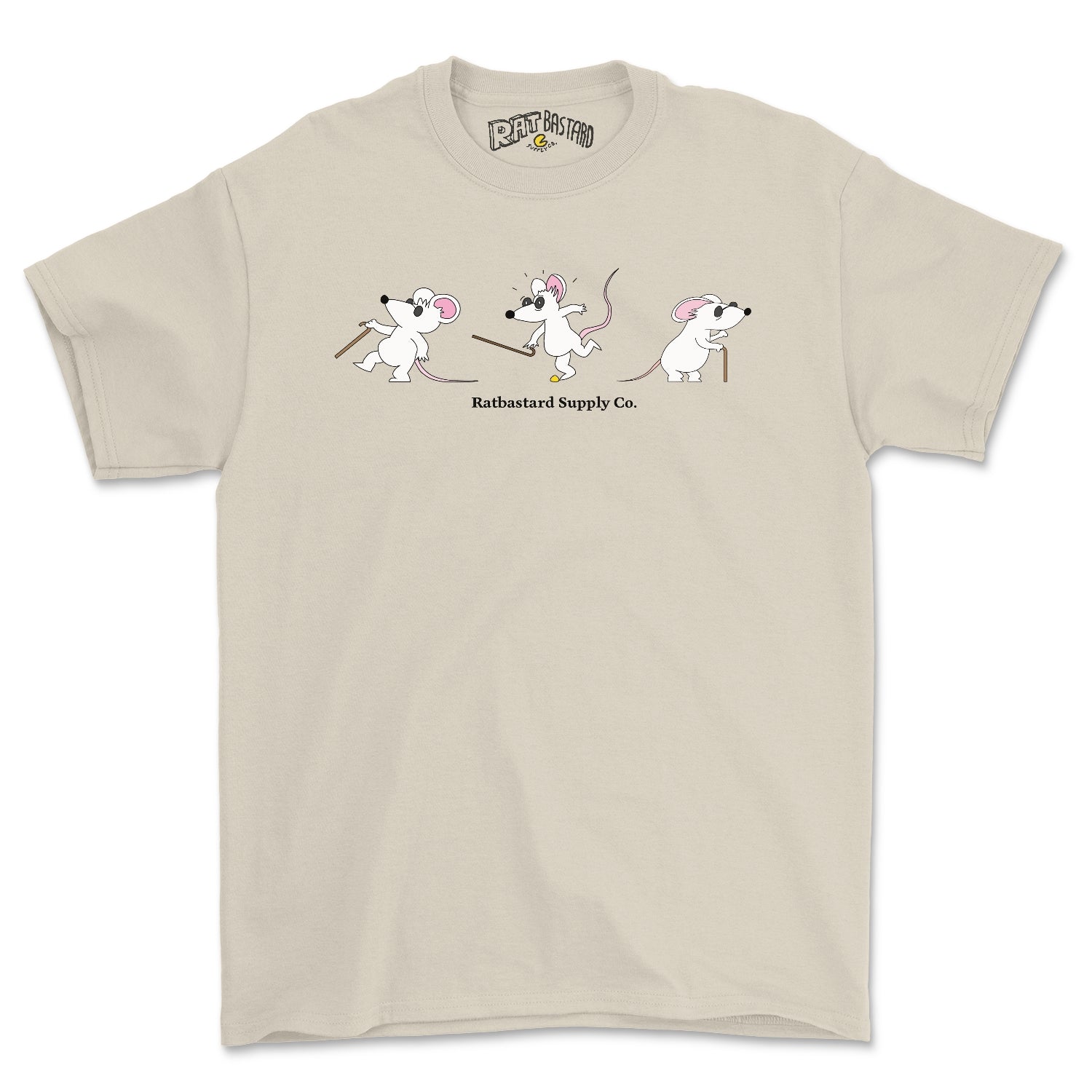 Three Blind Rats Graphic Tee Shirt