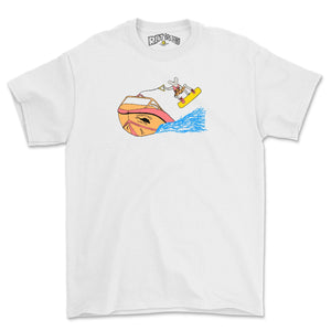 Twisted Wave Graphic Tee Shirt